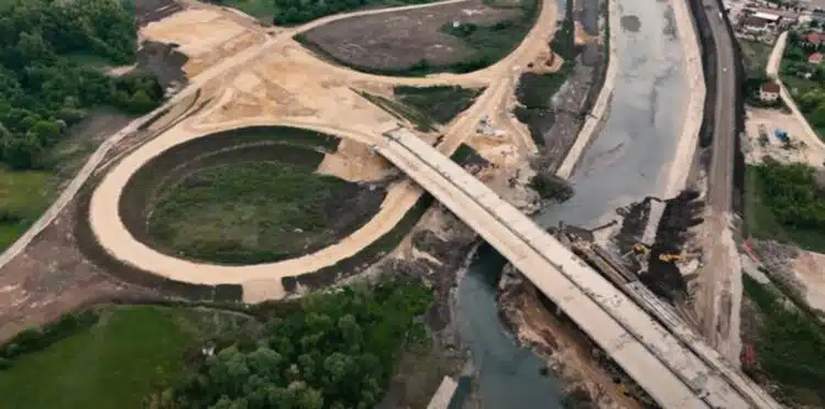 Radovi kod Tešnja: Planirano i izmještanje rijeke zbog izgradnje autoputa
