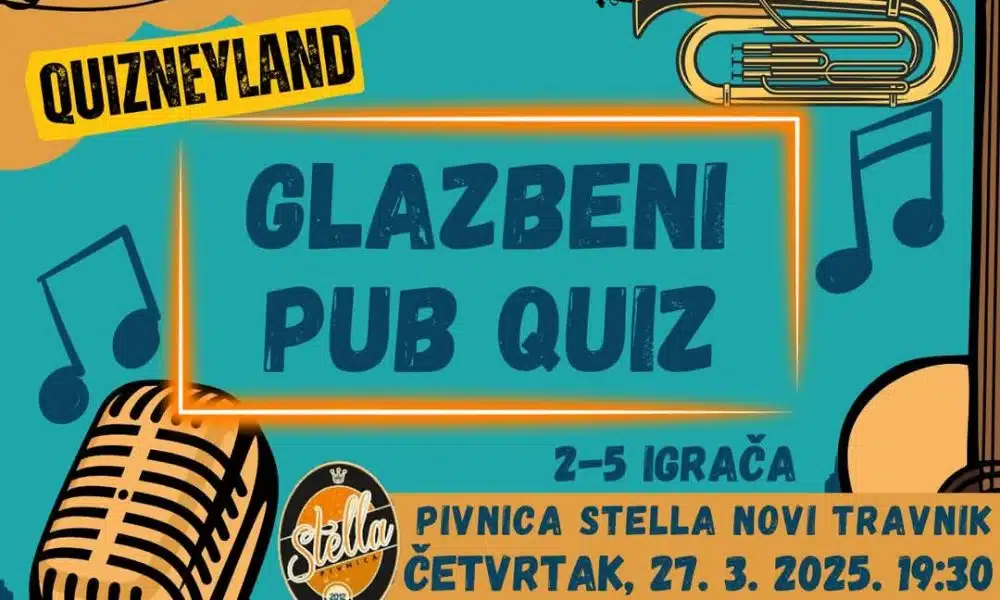 U četvrtak u pivnici Stella “Glazbeni pub kviz”