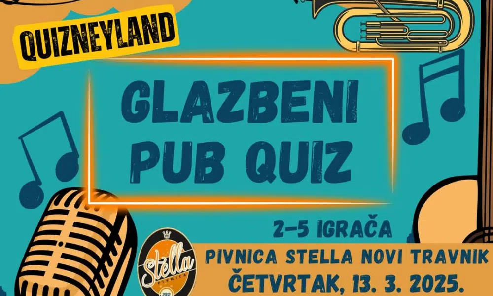 Večeras ne propustite glazbeni pub kviz u pivnici Stella!