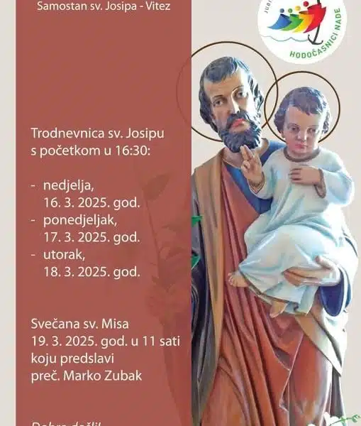 Vitez: Mise trodnevnice sv.Josipu