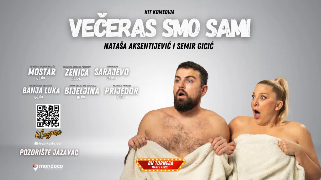 Večeras smo sami – Nakon rasprodanih premijera krećemo na turneju