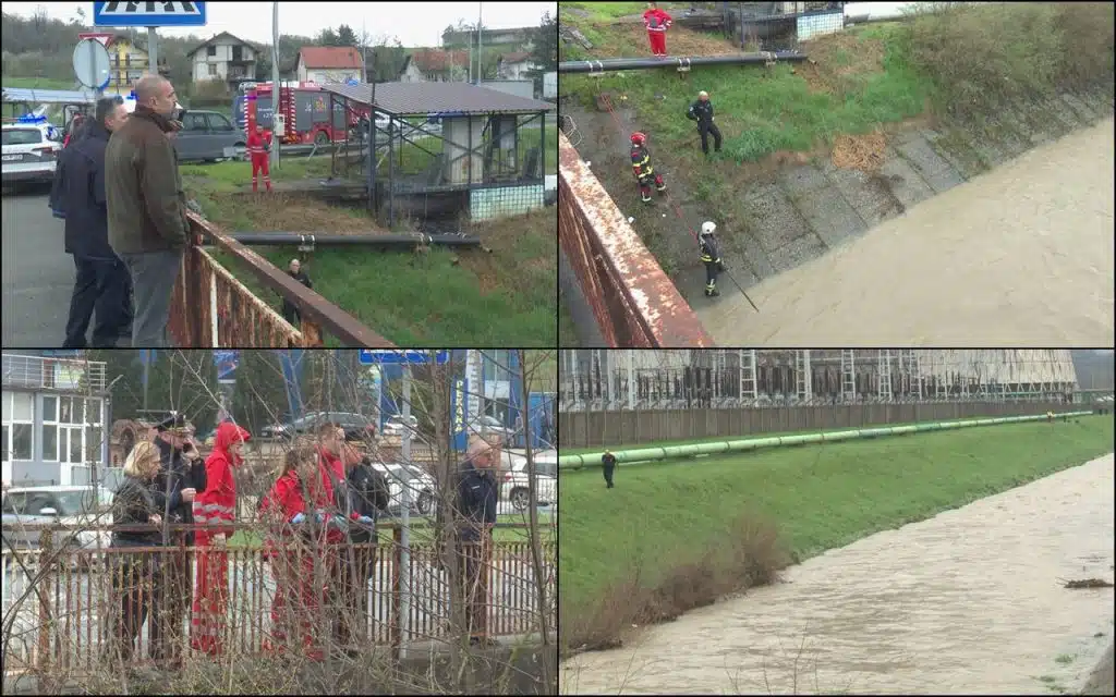 Sve jedinice zaštite i spašavanja Tuzle i Lukavca vrše potragu za osobama koje su pale u Jalu (VIDEO)