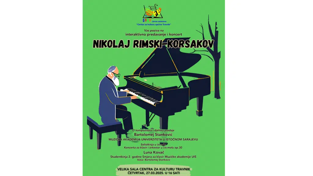 Gostujuće predavanje i koncert posvećen Rimskom-Korsakovu u Travniku