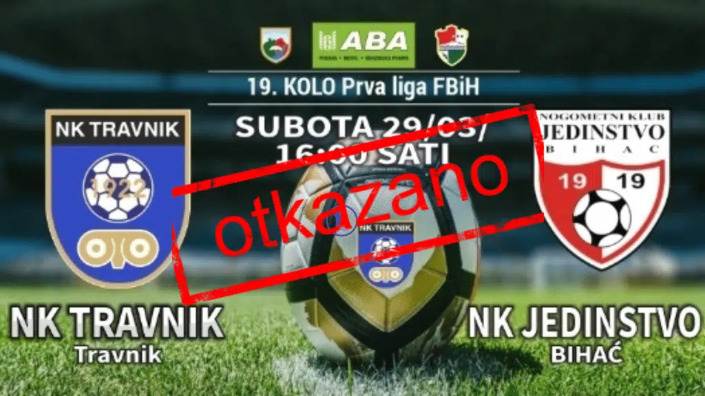 Zbog poplava otkazana utakmica između Travnika i Jedinstva