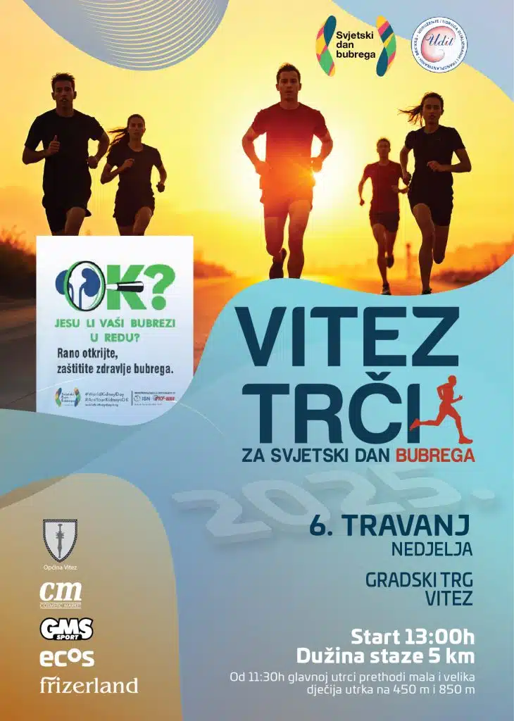 Viteška utrka: „ Vitez trči za svjetski dan bubrega“