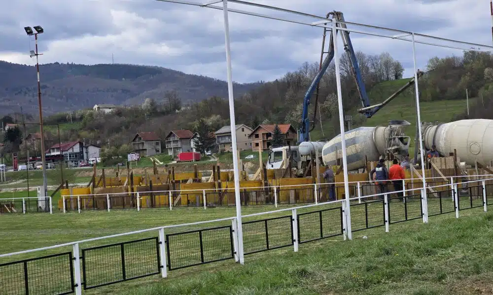 Započeli radovi na izgradnji tribine na stadionu u Bučićima