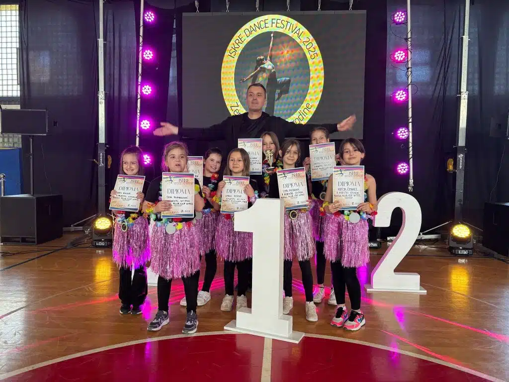 LDF Vitez dvije skupine osvojile 1.mjesta na plesnom festivalu “Iskre Dance festival 2025”