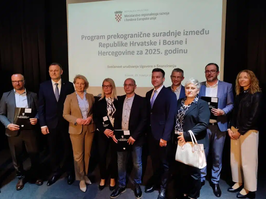 Potpisani ugovori: Program prekogranične suradnje između Republike Hrvatske i Bosne i Hercegovine za 2025. godinu