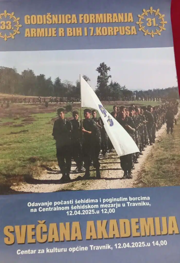 Svečana akademija povodom godišnjice formiranja Armije RBiH i 7. korpusa