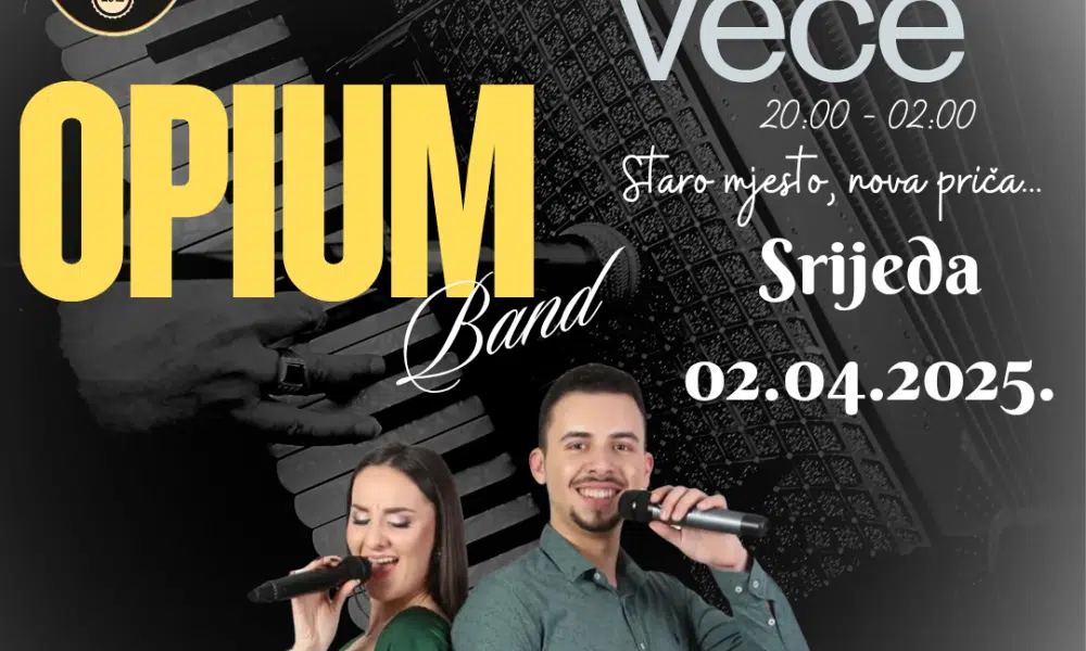Večeras “Boemsko veče” u pivnici Stella uz Opium Band!