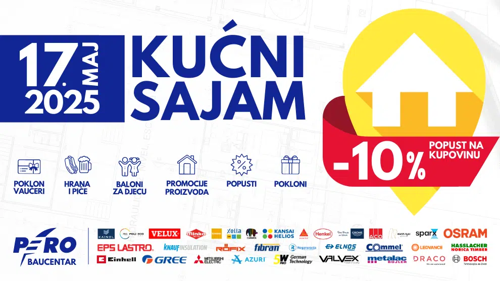 PERO baucentar Zenica poziva kupce na tradicionalni KUĆNI SAJAM!