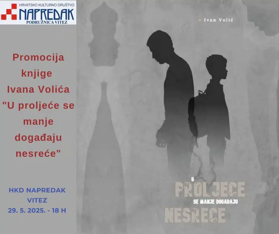 Promocija knjige Ivana Volića “U proljeće se manje događaju nesreće”