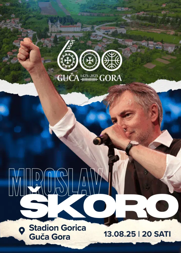Veliki koncert Miroslava Škore u Gučoj Gori