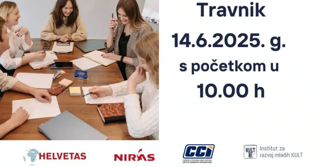 Otvoren poziv za obuku: Postani aktivni građanin Travnika i doprinesi svojoj zajednici!