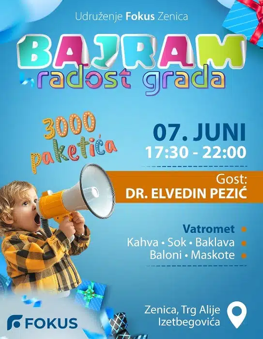 Za sutra najavljena manifestacija “Bajram – radost grada”