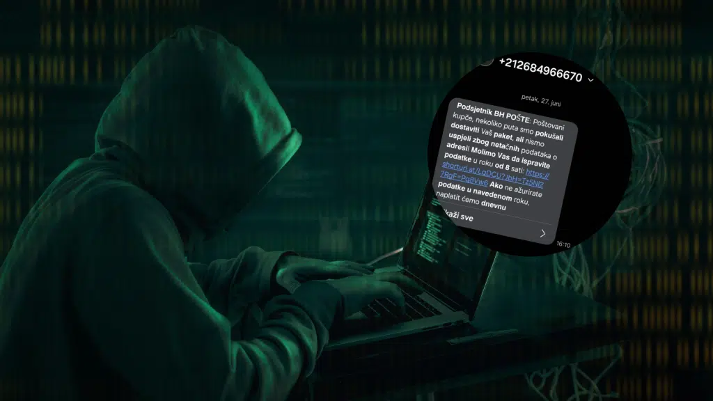 Nova internet prevara: Lažne SMS poruke u ime BH Pošte – građani pozvani na oprez