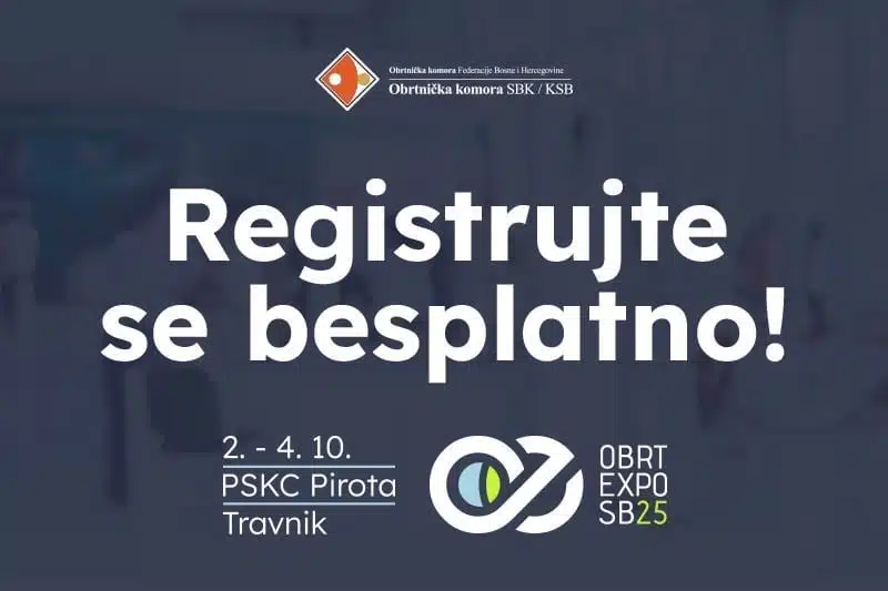U toku su prijave za izlagače na OBRT EXPO SB 2025 – Učešće besplatno za sve obrtnike