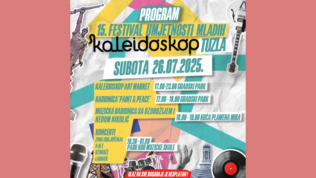 Peti dan Kaleidoskopa donosi radionice i nastupe u centru Tuzle