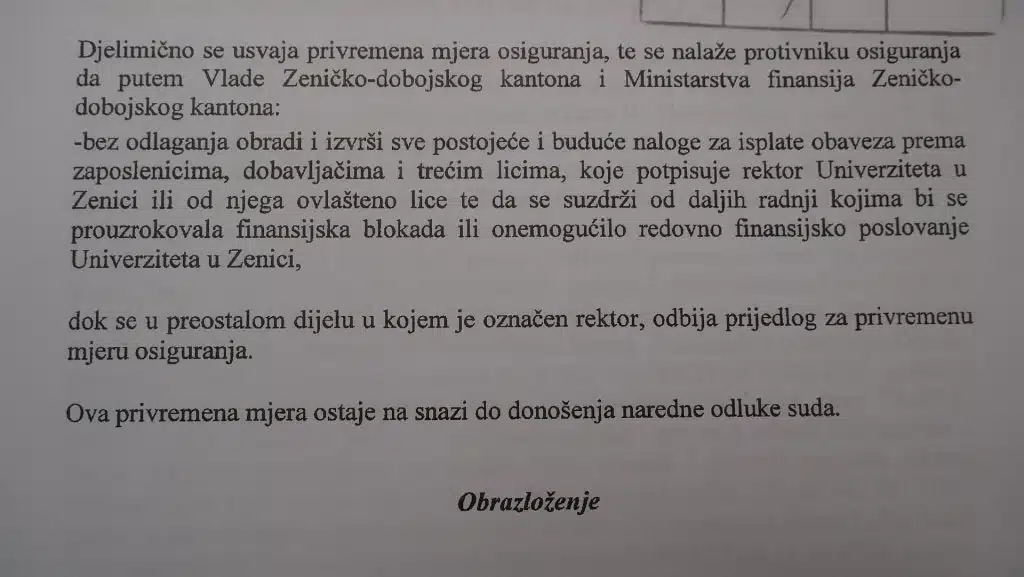 Zašto je Rektorat postao glasnogovornik bivšeg rektora?