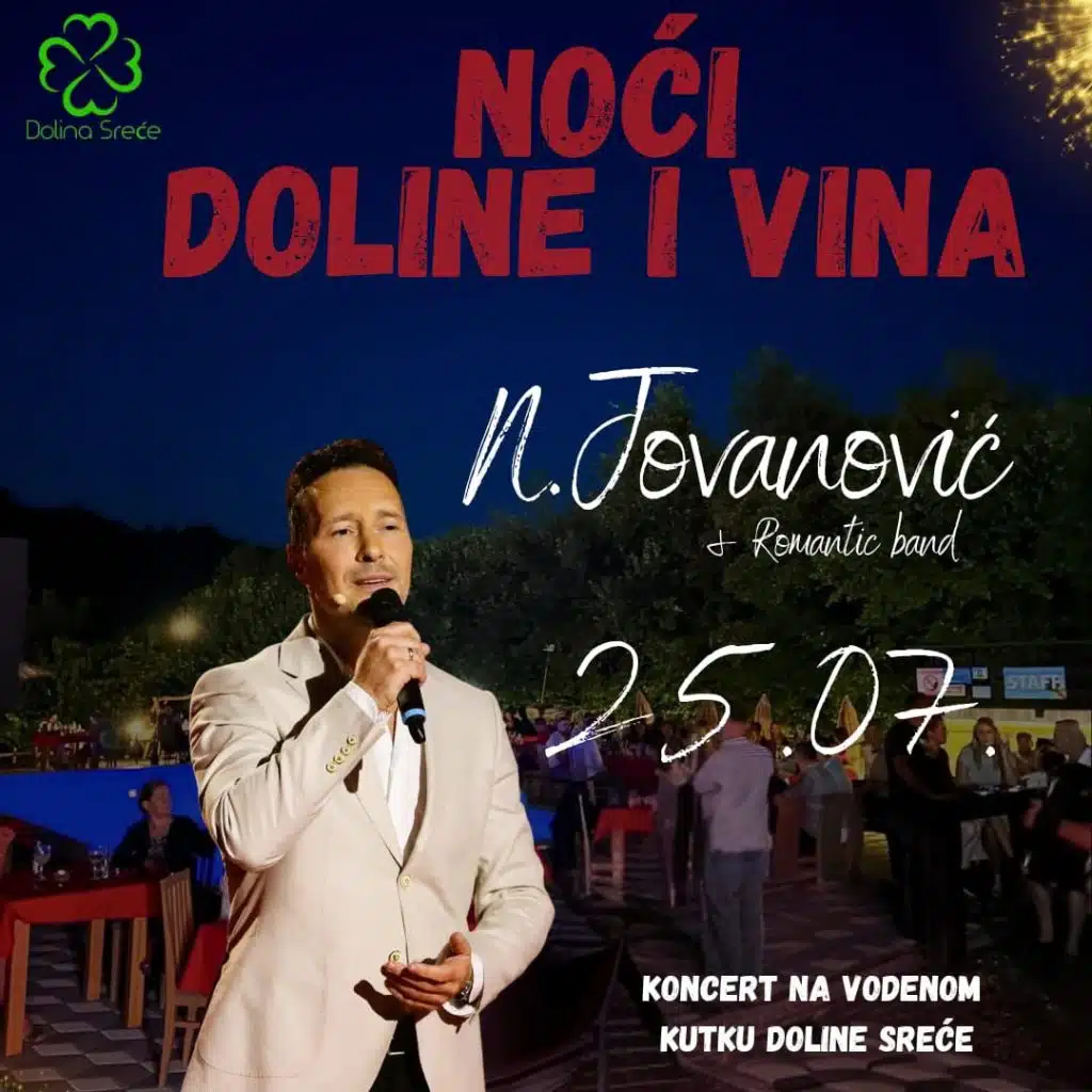 Koncert Nenada Jovanovića u Dolini sreće – karte u prodaji!
