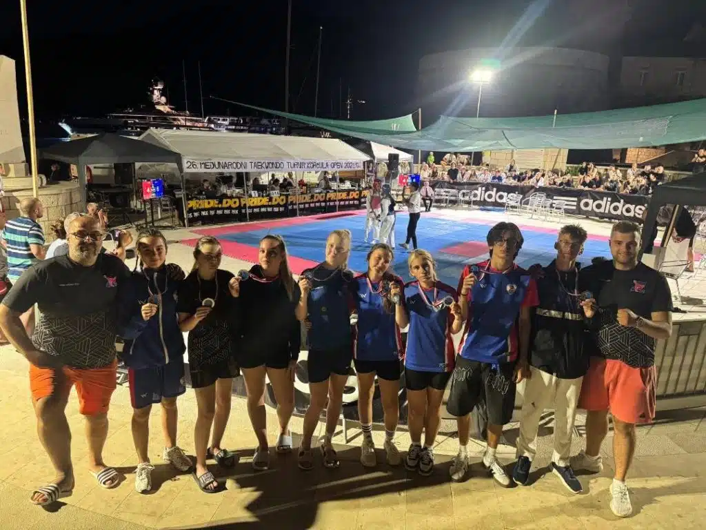 Dobar nastup Taekwondo kluba Zenica na “Korčula Open 2025”