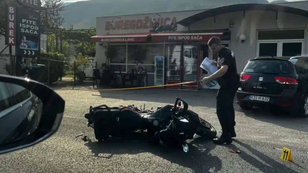 Motociklist ozlijeđen u prometnoj nesreći kod Mostara