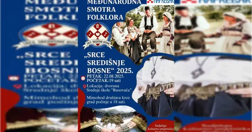 U petak u Busovači smotra folklora “Srce Središnje Bosne”