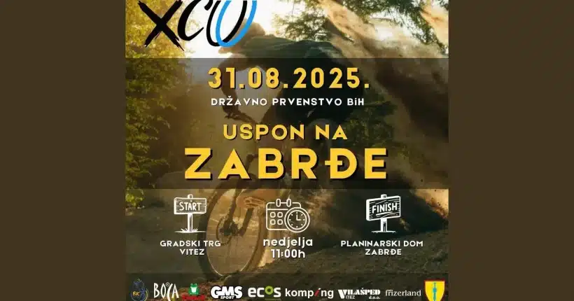 VITEZ: Državno prvenstvo BiH u biciklizmu Kategorija XCU