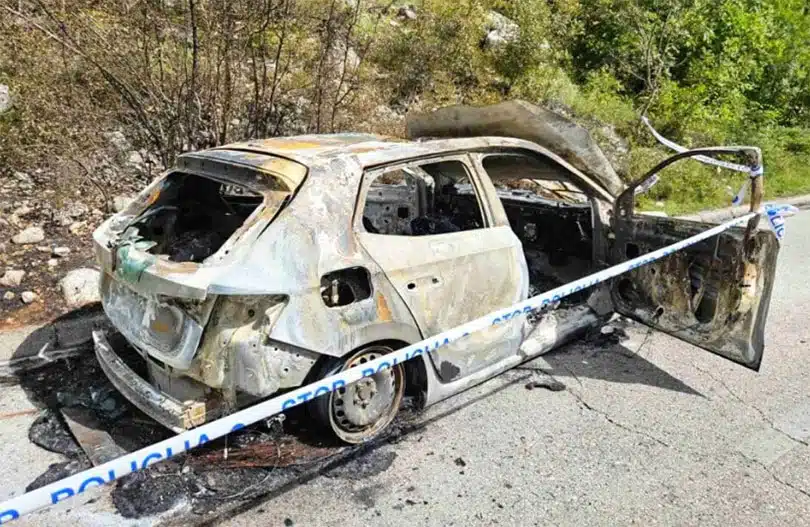 Mostar: Preminuo vozač taksija koji se zapalio tijekom vožnje