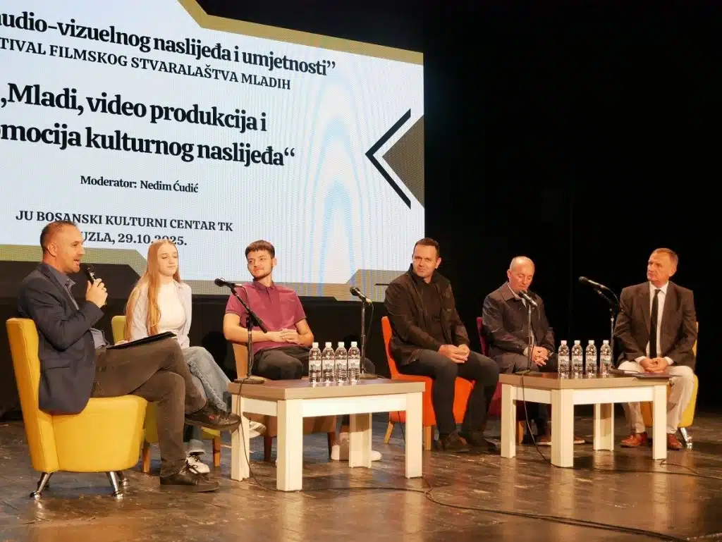 BKC Tuzla: Panel diskusije, projekcije i nagrade učenicima obilježile drugi dan 1. Festivala filmskog stvaralaštva mladih