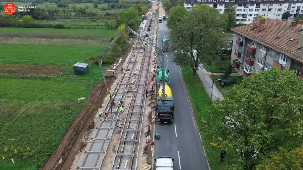 Kanton Sarajevo se dodatno zadužuje pet miliona eura za tramvajsku prugu Ilidža – Hrasnica