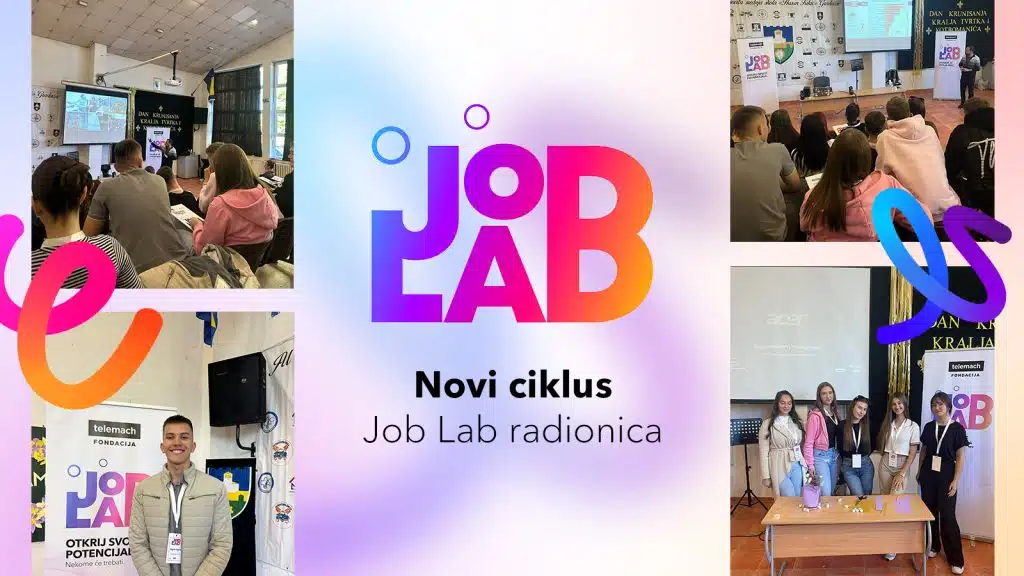 Otvorene prijave: Telemach sa svojom fondacijom pokrenuo novi ciklus Job Lab programa za srednjoškolce