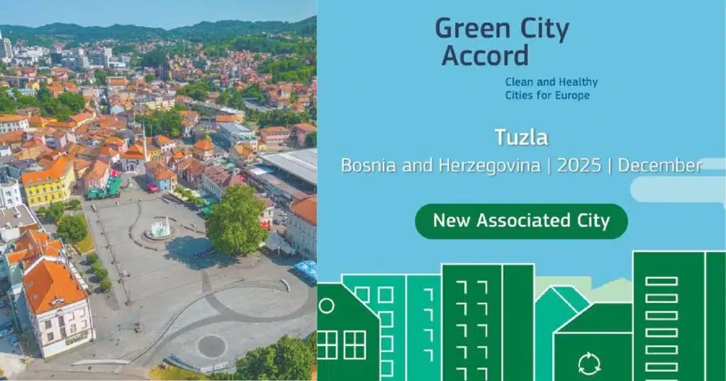 Tuzla na mapi zelenih evropskih gradova – prvi grad izvan EU u Green City Accordu