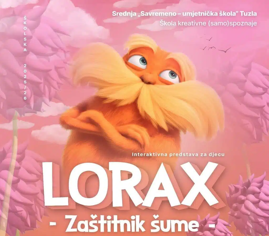 Kreativci Srednje savremeno-umjetničke škole u Tuzli donose „Loraxa – Zaštitnika šume“ na veliku scenu BKC-a