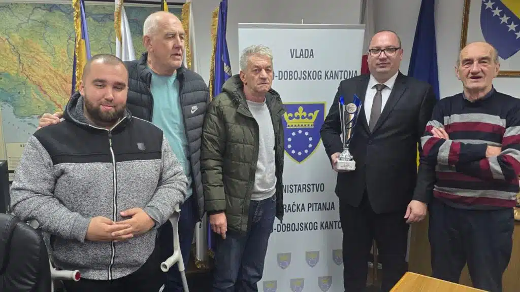Ministar Sirovica primio ekipu KSO “Bosna” Zenica nakon osvojenog drugog mjesta na turniru u Leipzigu