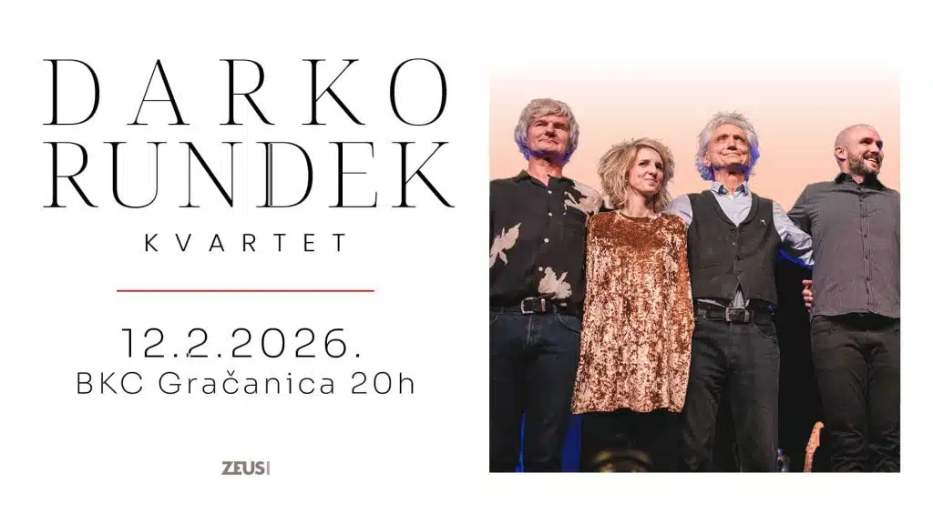 Darko Rudek kvartet nastupa u BKC Gračanica 12. februara