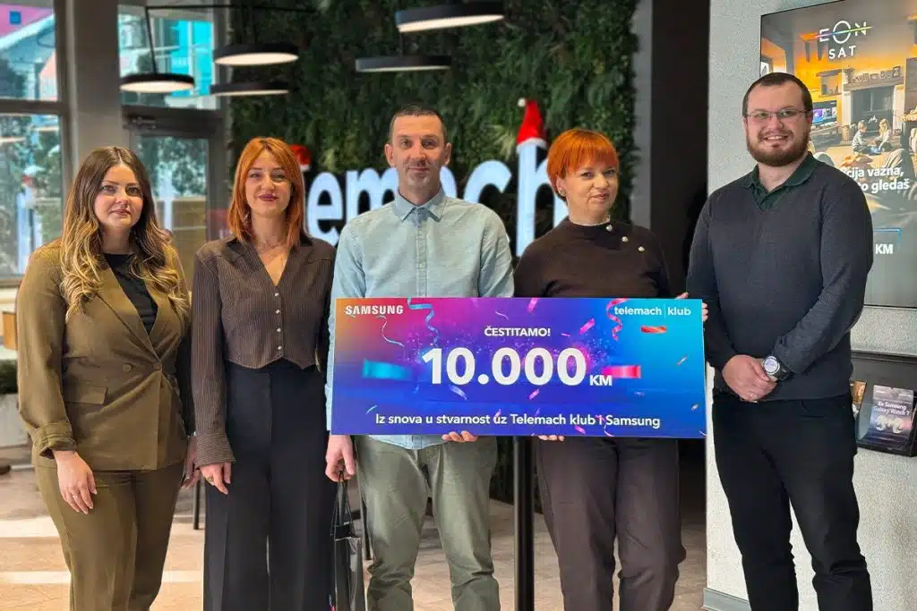 Završena nagradna igra “Iz snova u stvarnost uz Telemach klub i Samsung” (FOTO)