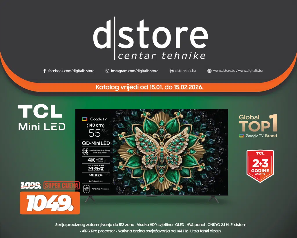 D Store donosi novi katalog tehničke opreme – vrhunske cijene do 15. februara 2026.