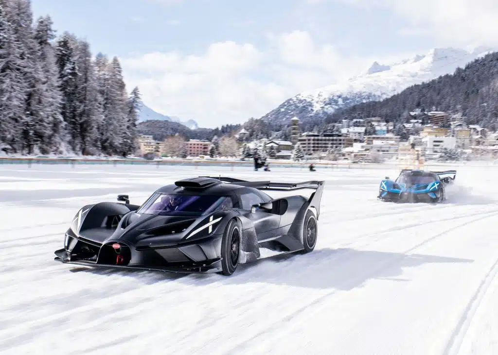 Bugatti na događaju The I.C.E. St. Moritz – umjetnički spoj prirode i mašine