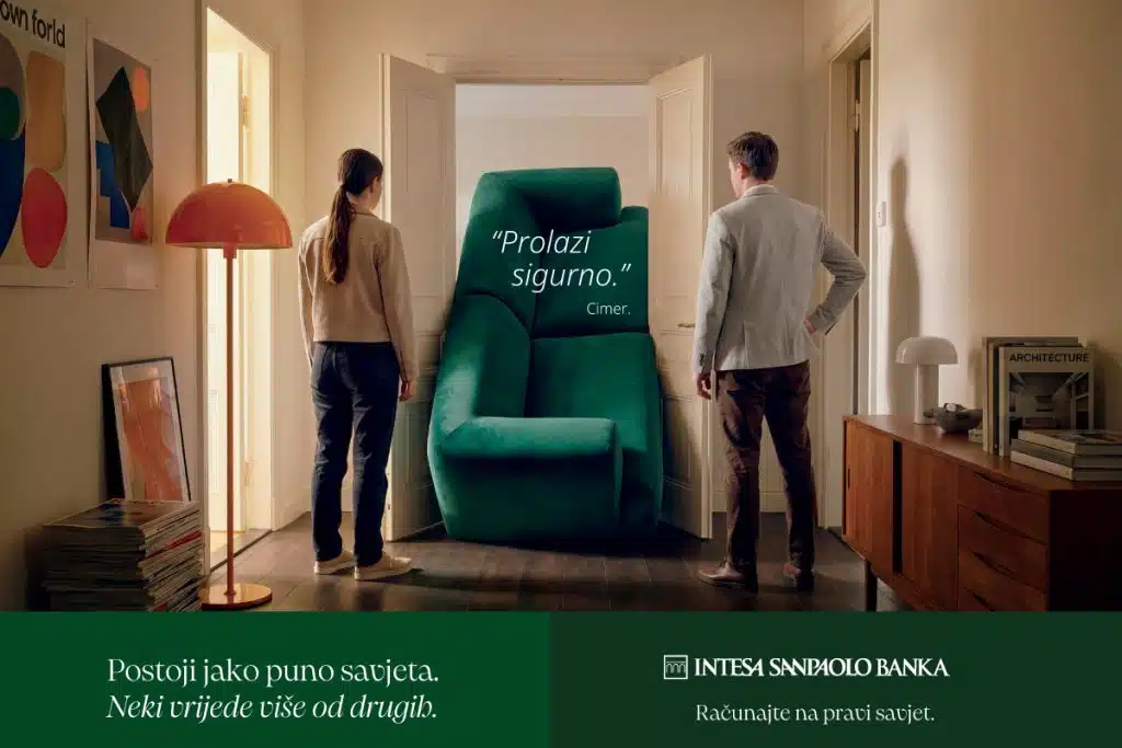 “Računajte na pravi savjet” – novo pozicioniranje brenda Intesa Sanpaolo Banke