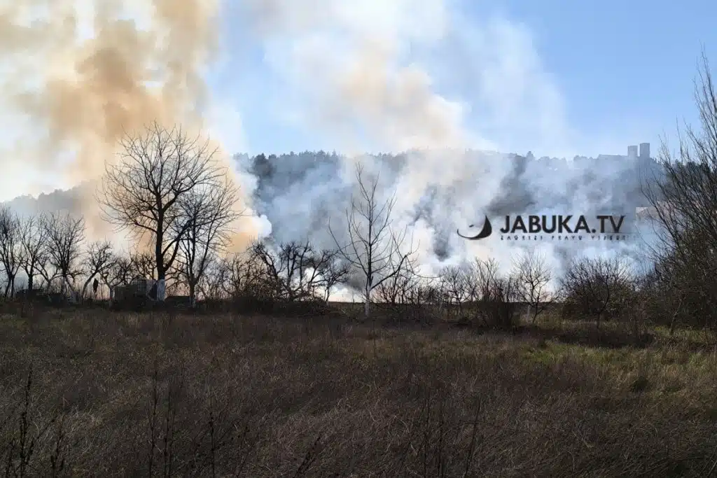 Požar u Širokom Brijegu: Vatra zaprijetila kući i objektu na Vracama