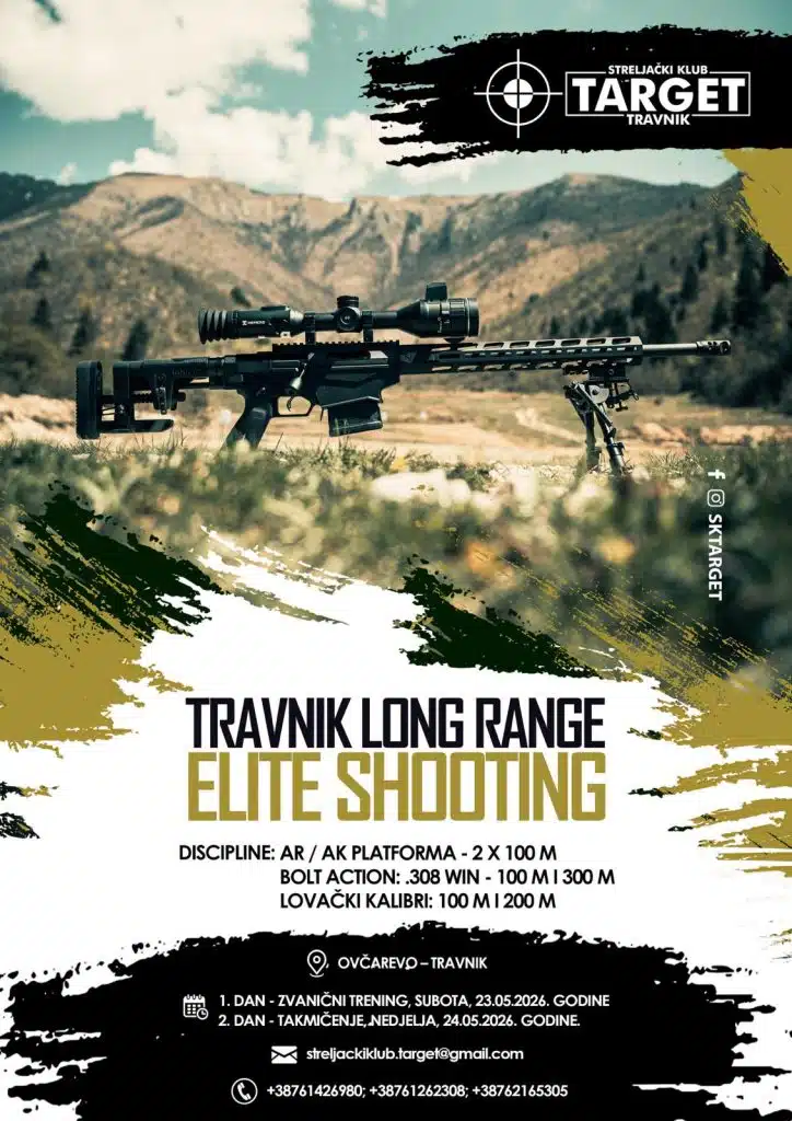 Travnik domaćin elitnog long range streljačkog takmičenja krajem maja 2026.