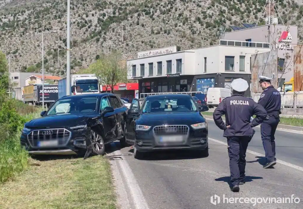 Sudar četiri vozila kod Mostara: Policija preusmjerava promet