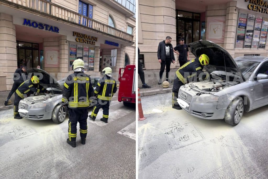 Planuo Audi ispred tržnog centra u Mostaru