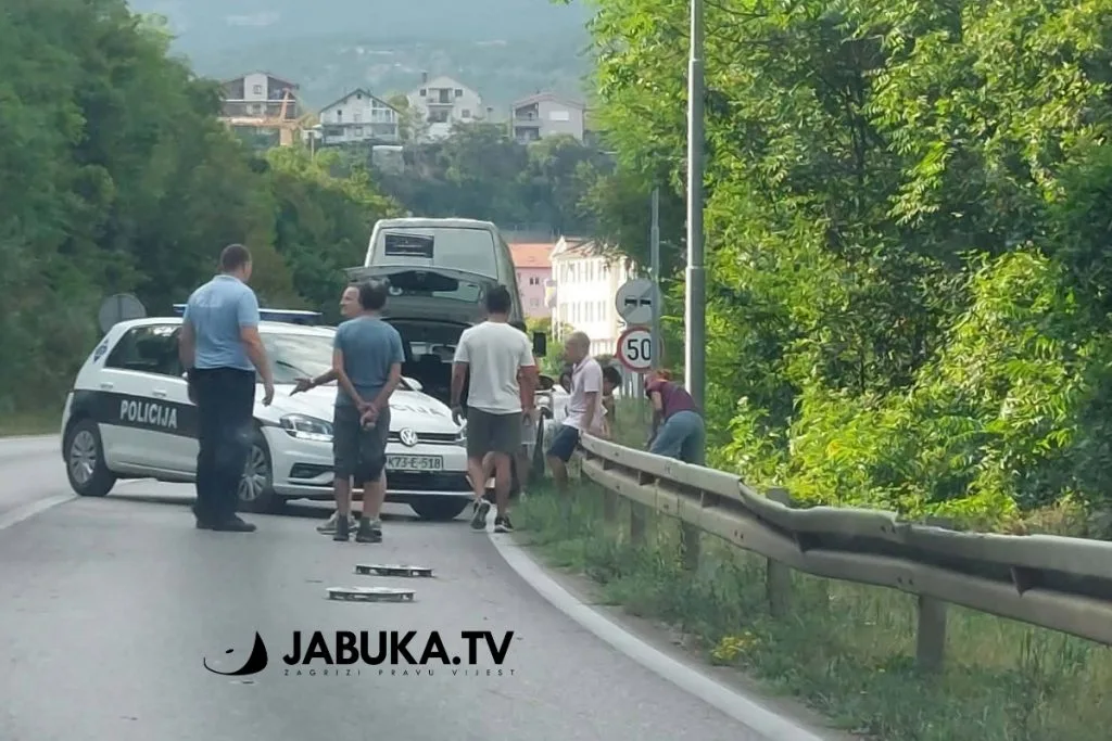 Detalji prometne u Širokom Brijegu: Izgubio kontrolu nad vozilom i udario u bankinu