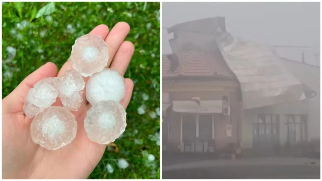 Žestoko nevrijeme pogodilo Bugojno i Donji Vakuf: Vjetar nosio krovove, grad poharao usjeve