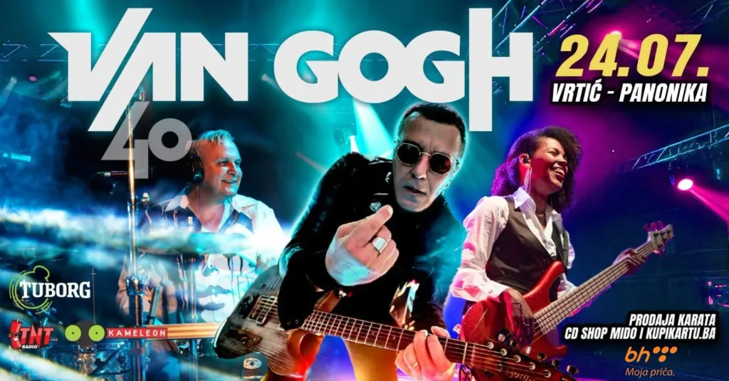 Van Gogh nakon duže pauze stiže u Tuzlu: Na Panonskim jezerima slave 40 godina rock'n'rolla