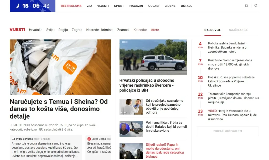 Dok čekamo utakmicu generacije: Simbolična poruka stigla i s naslovnice Indexa