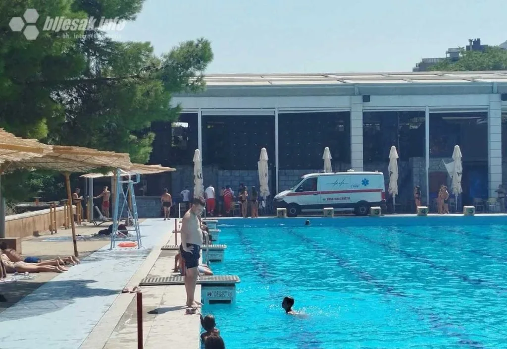 Maloljetna osoba ozlijeđena na Gradskom bazenu u Mostaru