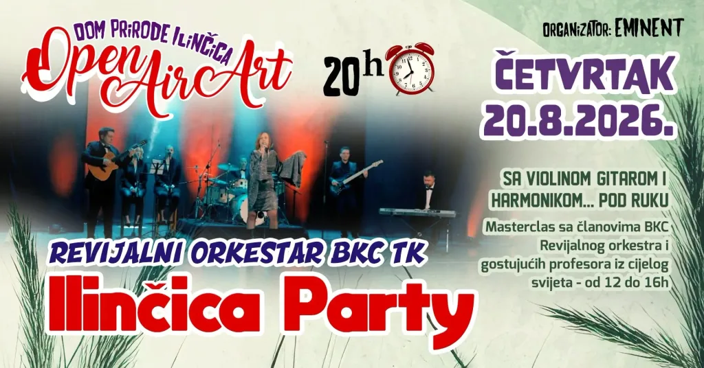 Open Air Art Fest vraća umjetnost u prirodu: Četiri dana muzike, pozorišta i kreativnosti na tuzlanskoj Ilinčici